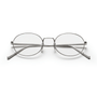 Oval Steel Optical / Silver & Clear Lens - Shade Files