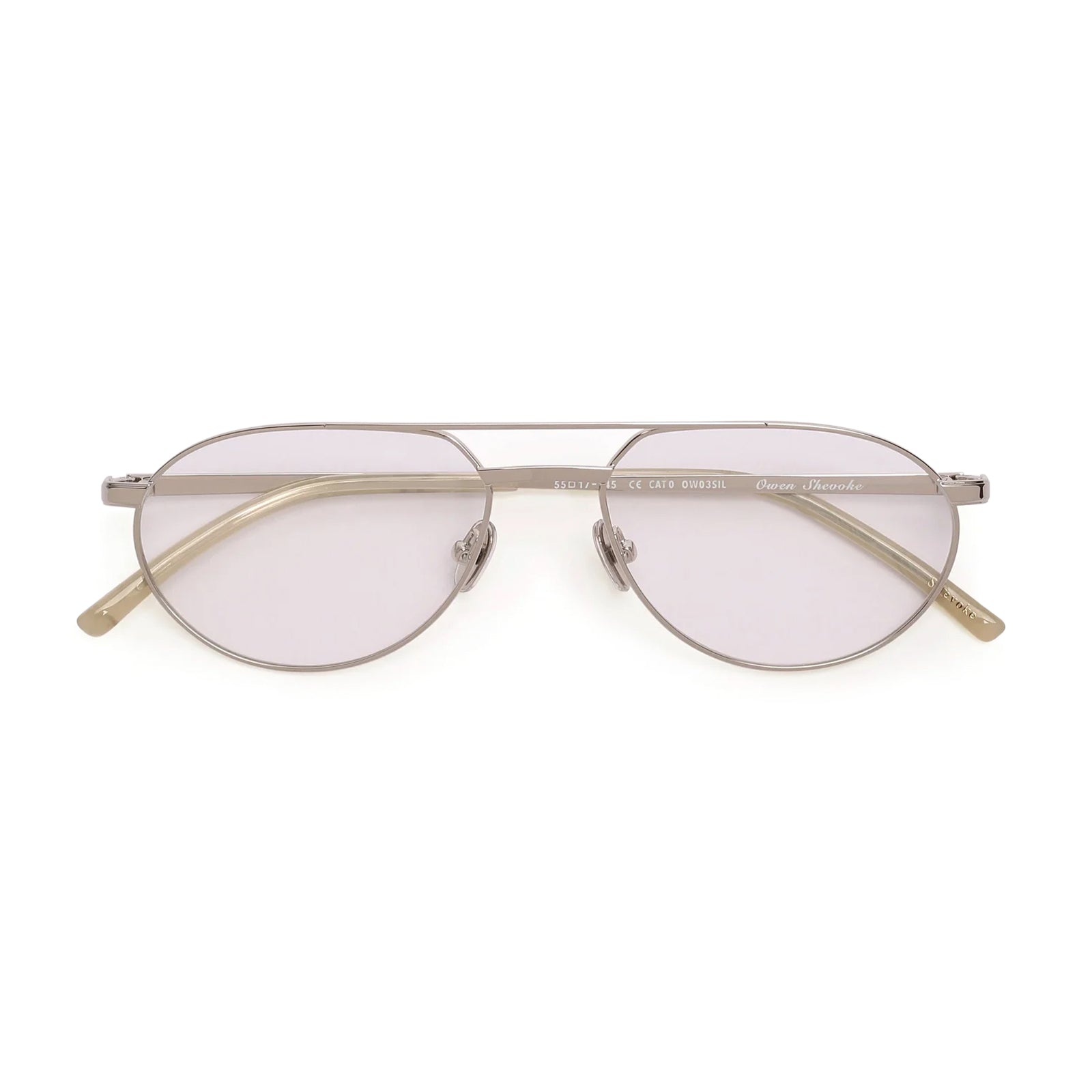 Owen / Silver Metal & Clear Lens - Shade Files