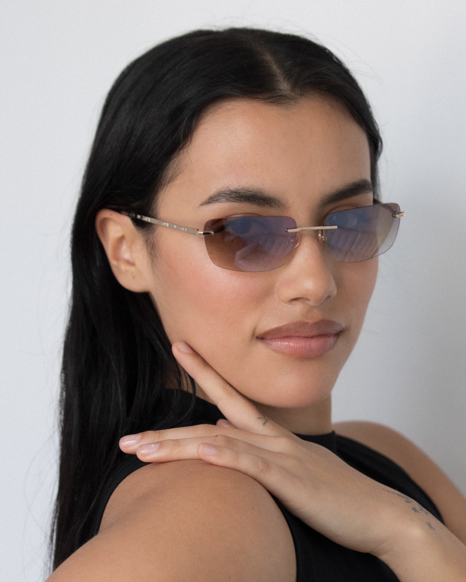 Paris / Tan Metal & Brown Gradient Lens - Shade Files