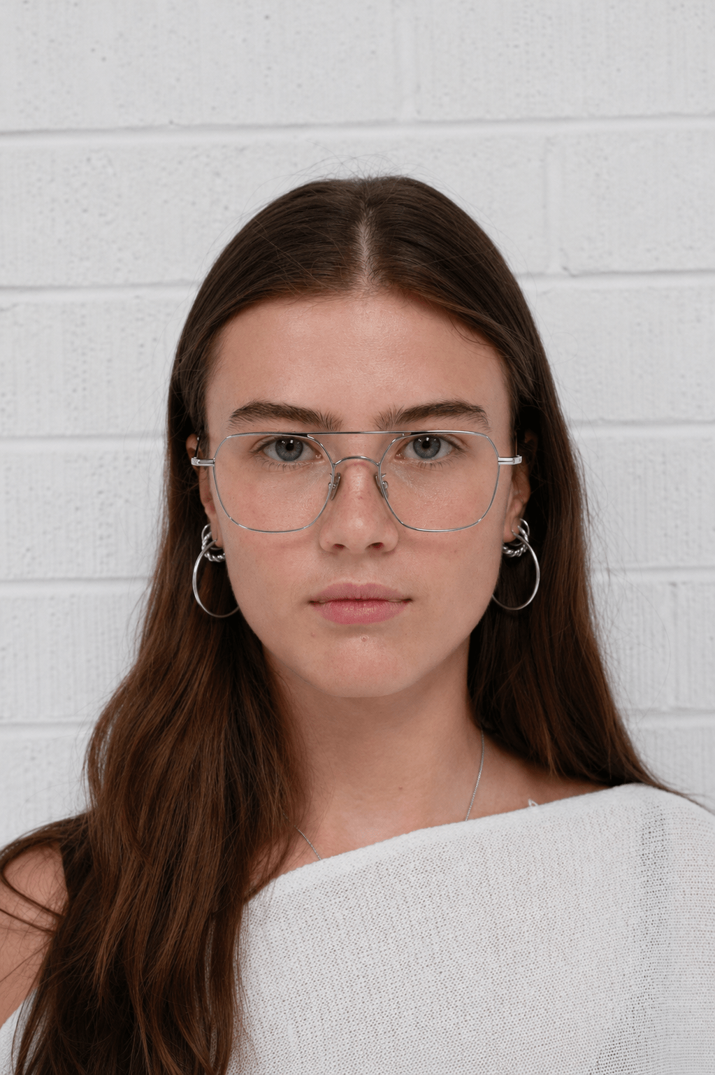 Patrick Optical / Silver Metal & Clear Lens - Shade Files