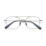 Patrick Optical / Silver Metal & Prescription Lens - Shade Files