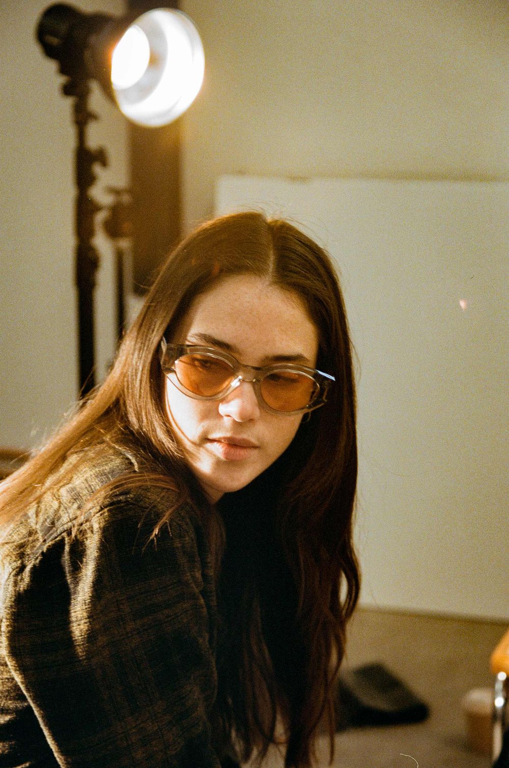 Polly / Grey Acetate & Orange Lens - Shade Files