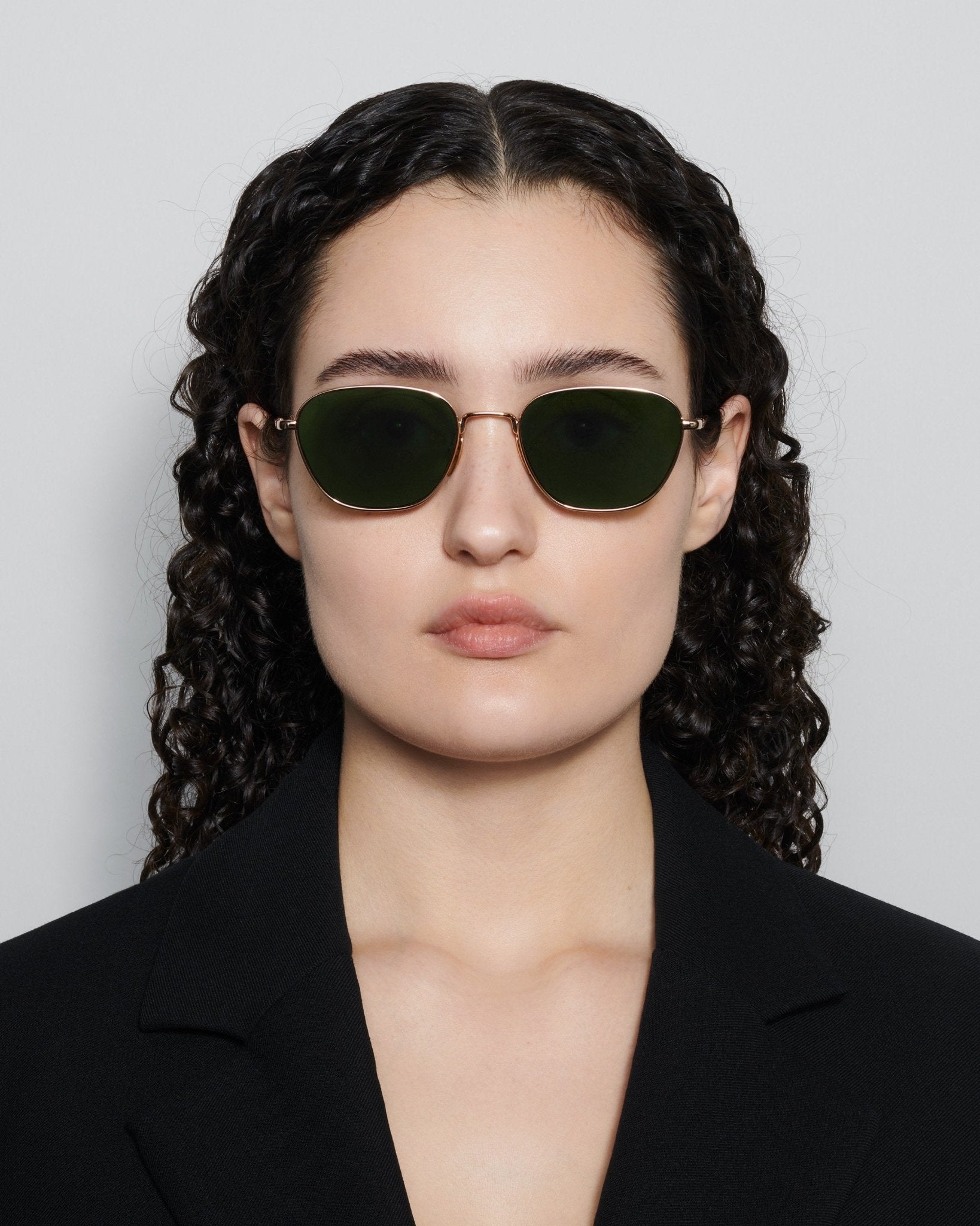 Polygon / Soft Gold & Graphite Green Lens - Shade Files