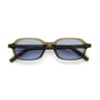 Psyche / Olive Green Acetate & Sky Blue Lens - Shade Files