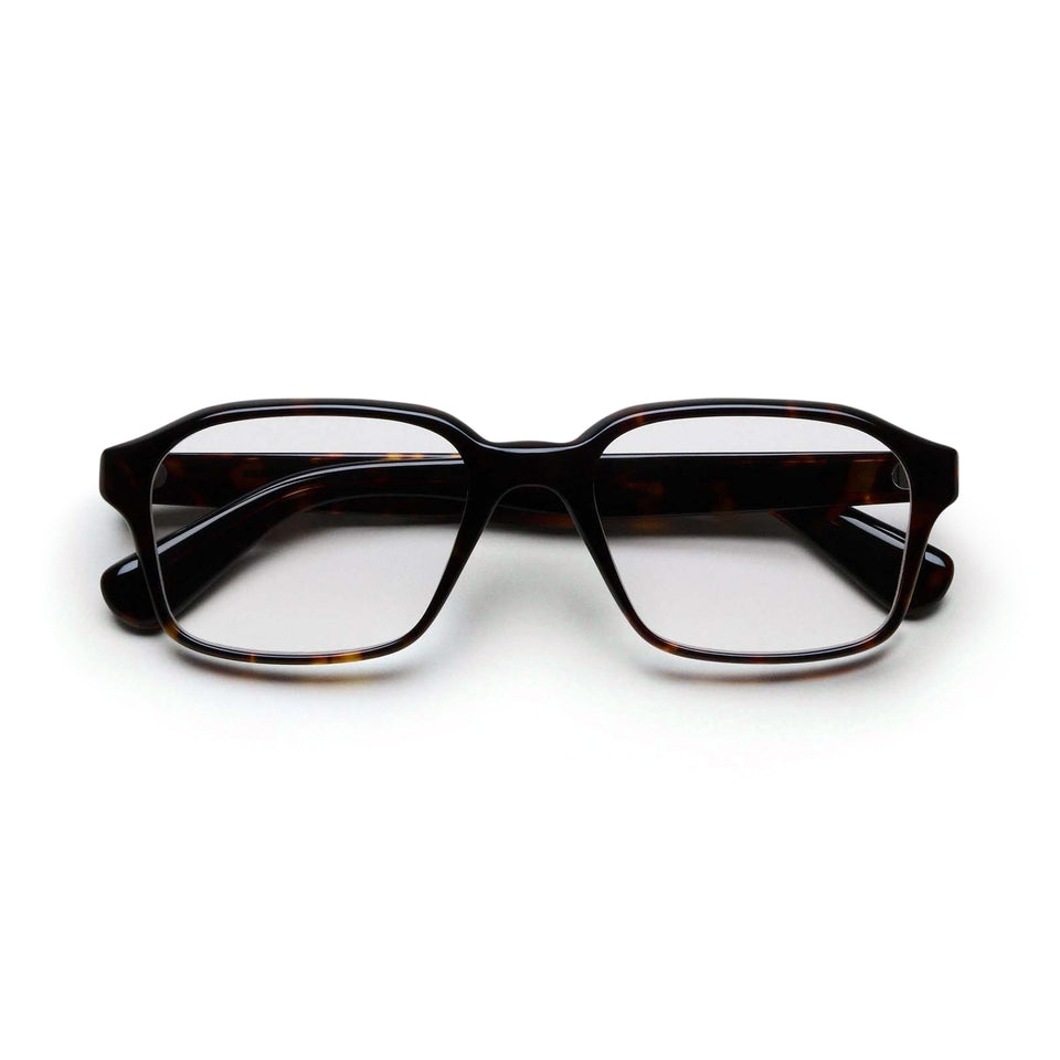 Quill Optical / Black Acetate & Clear Lens