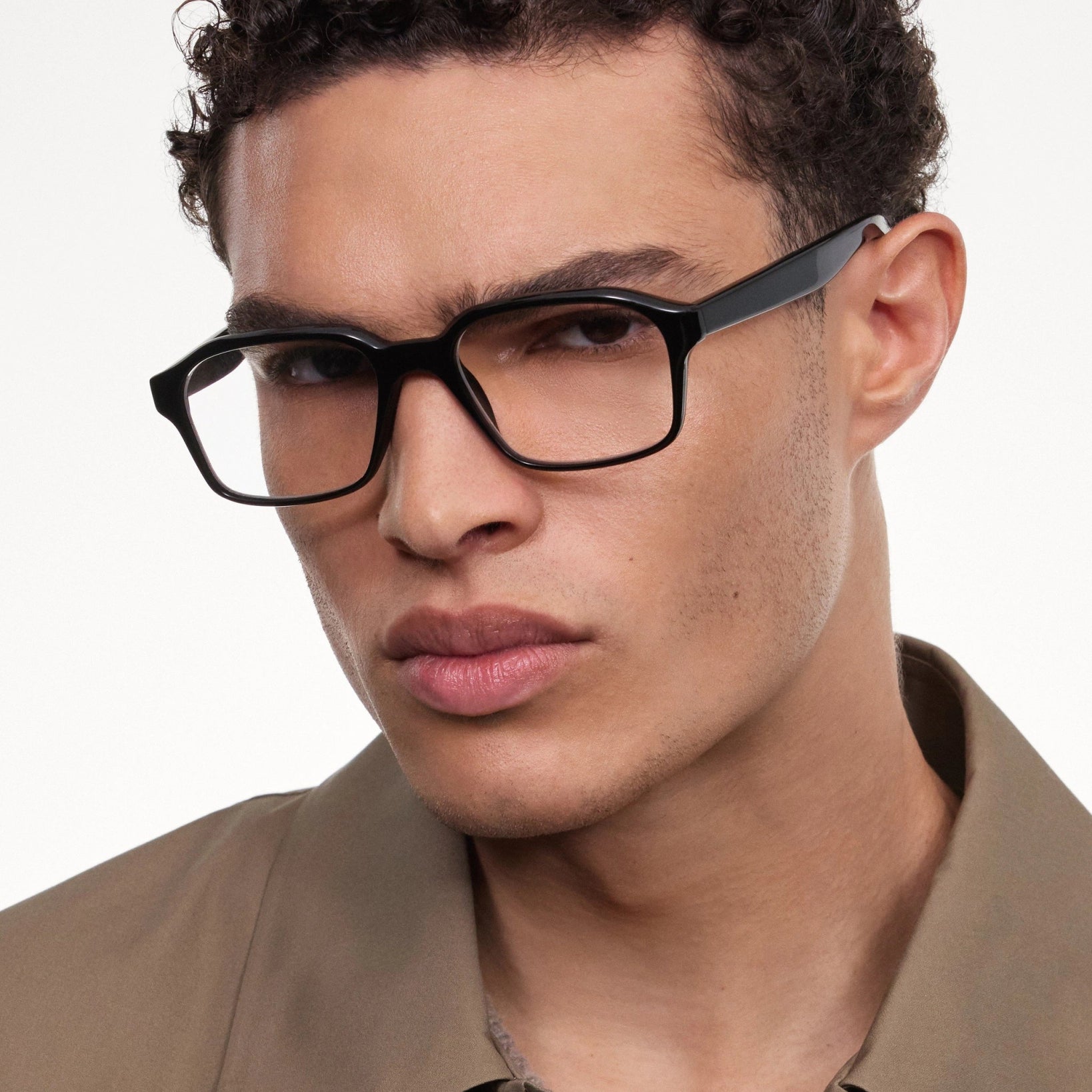 Quill Optical / Black Acetate & Clear Lens - Shade Files