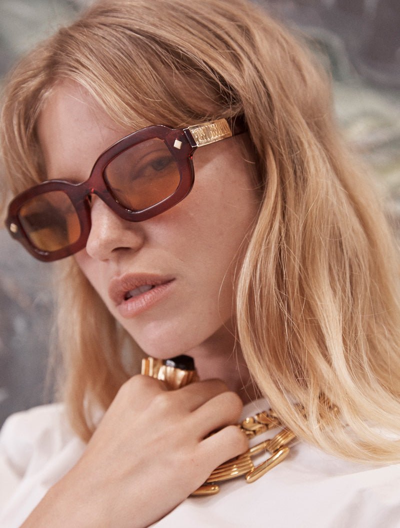 Raphael / Burgundy & Dark Yellow Lens - Shade Files