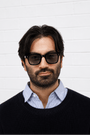 Rhys / Black Acetate & Polarised Grey Lens - Shade Files
