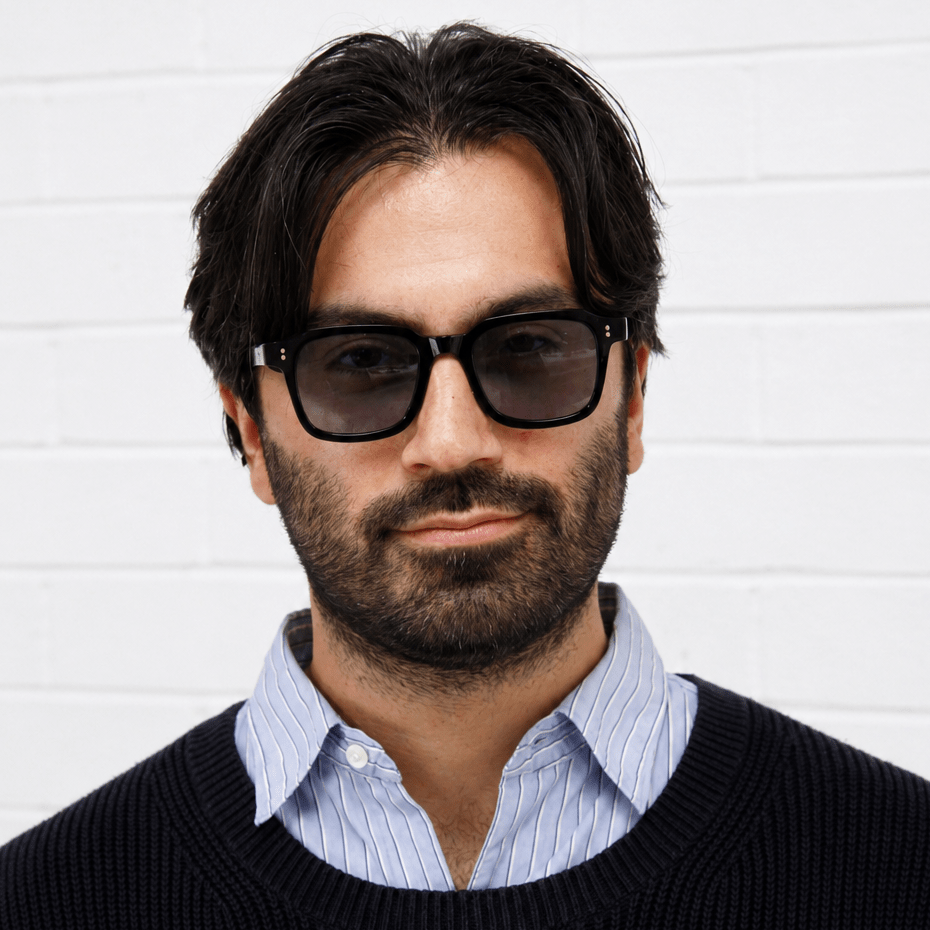 Rhys / Black Acetate & Polarised Grey Lens - Shade Files