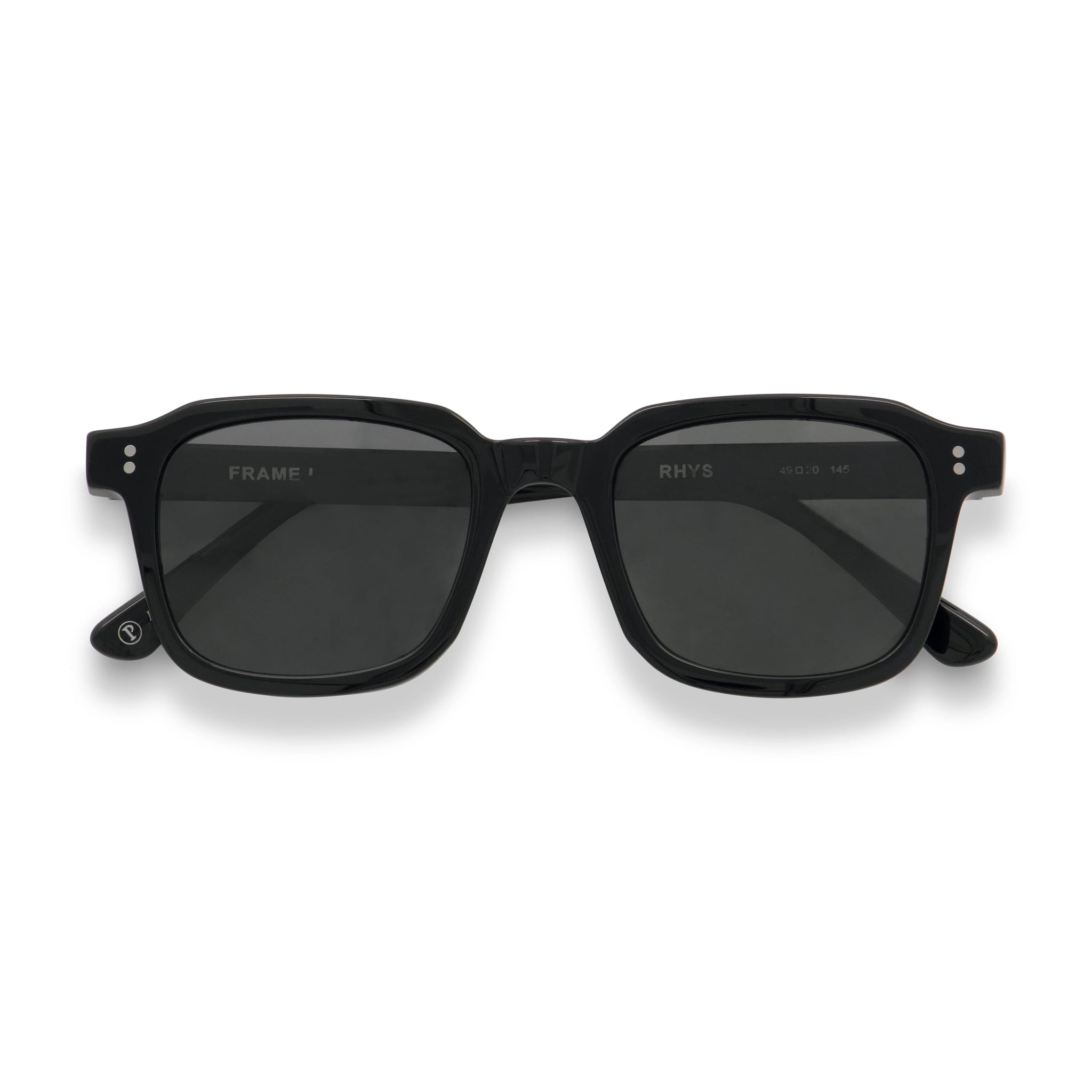 Rhys / Black Acetate & Polarised Grey Lens - Shade Files