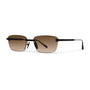 Rimless Cubic / Black & Gradient Brown Lens - Shade Files