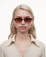 Rimless Cubic / Gradient Red Lens - Shade Files