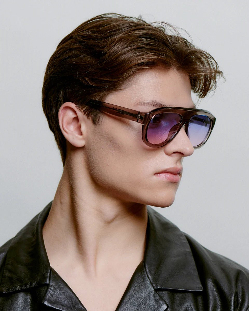 Rio / Grey Transparent & Blue Lens - Shade Files