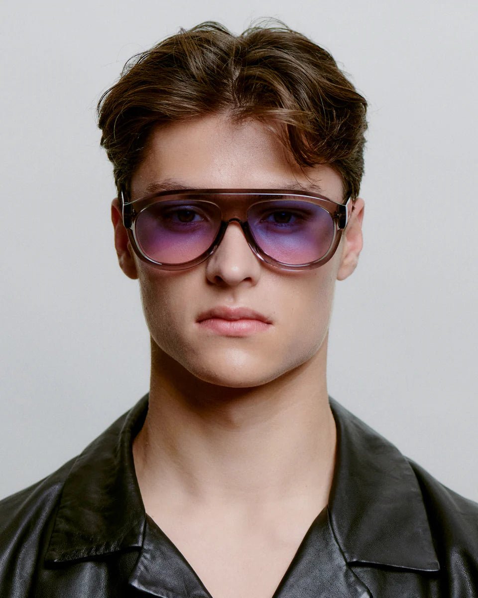 Rio / Grey Transparent & Blue Lens - Shade Files