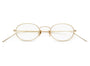 Rio Optical / Gold Titanium & Blue - Light Lens - Shade Files