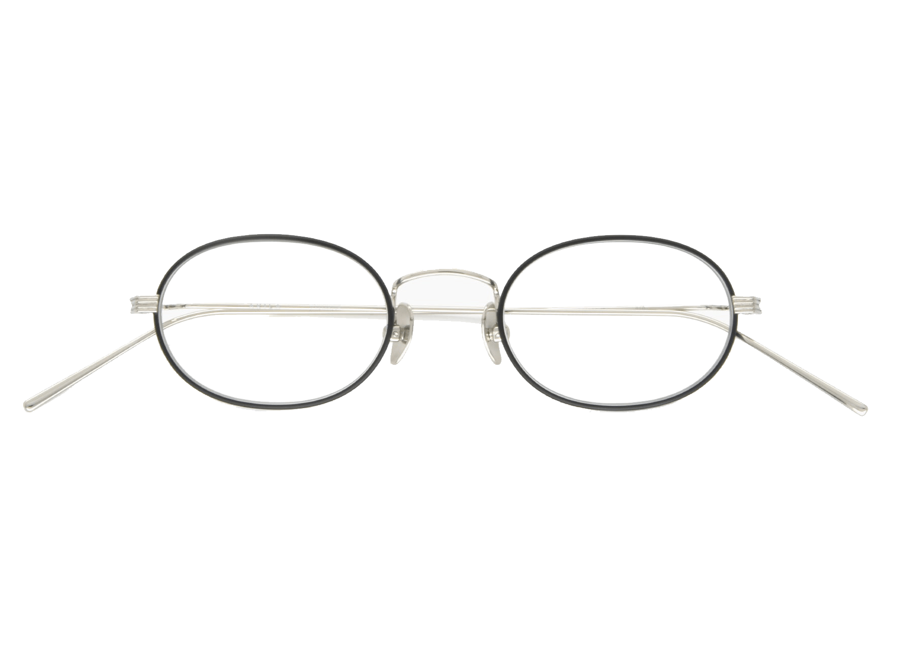 Rio Optical / Matte Black & Silver Titanium & Blue - Light Lens - Shade Files