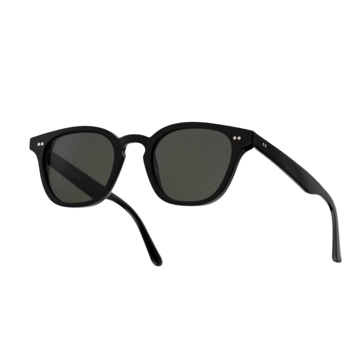 River / Black Acetate & Green Solid Lens - Shade Files