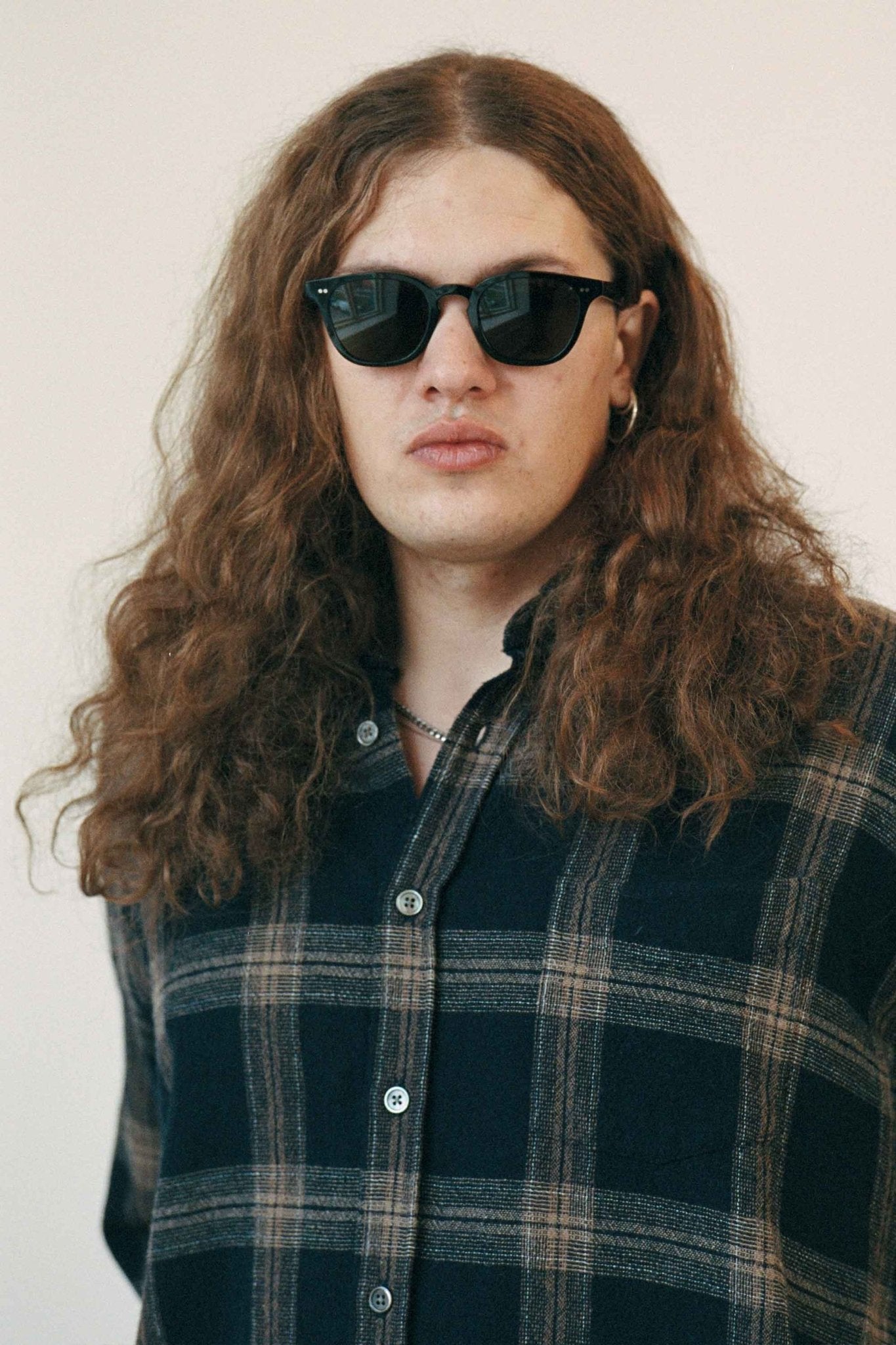 River / Black Acetate & Green Solid Lens - Shade Files