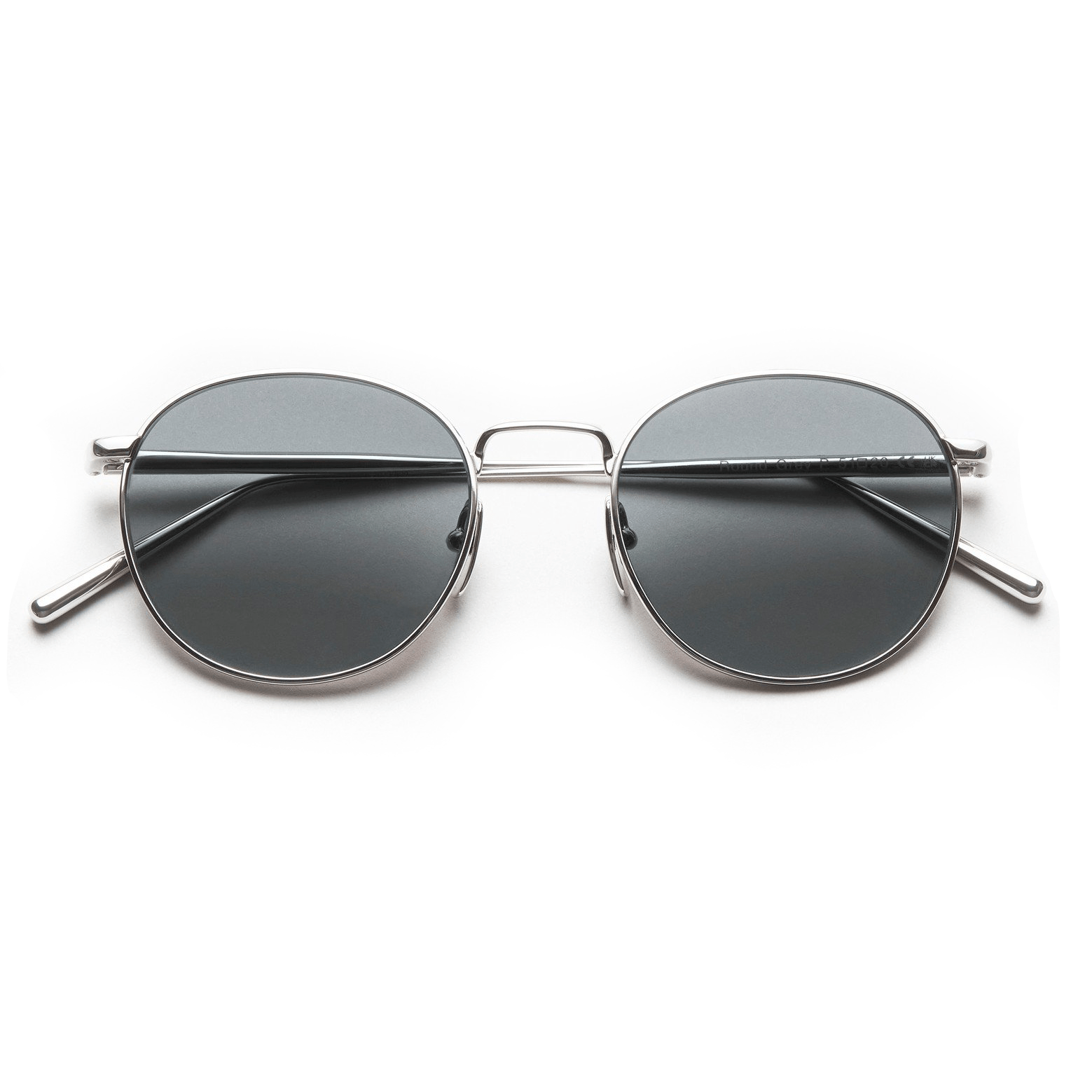 Round / Silver Metal & Grey Lens - Shade Files