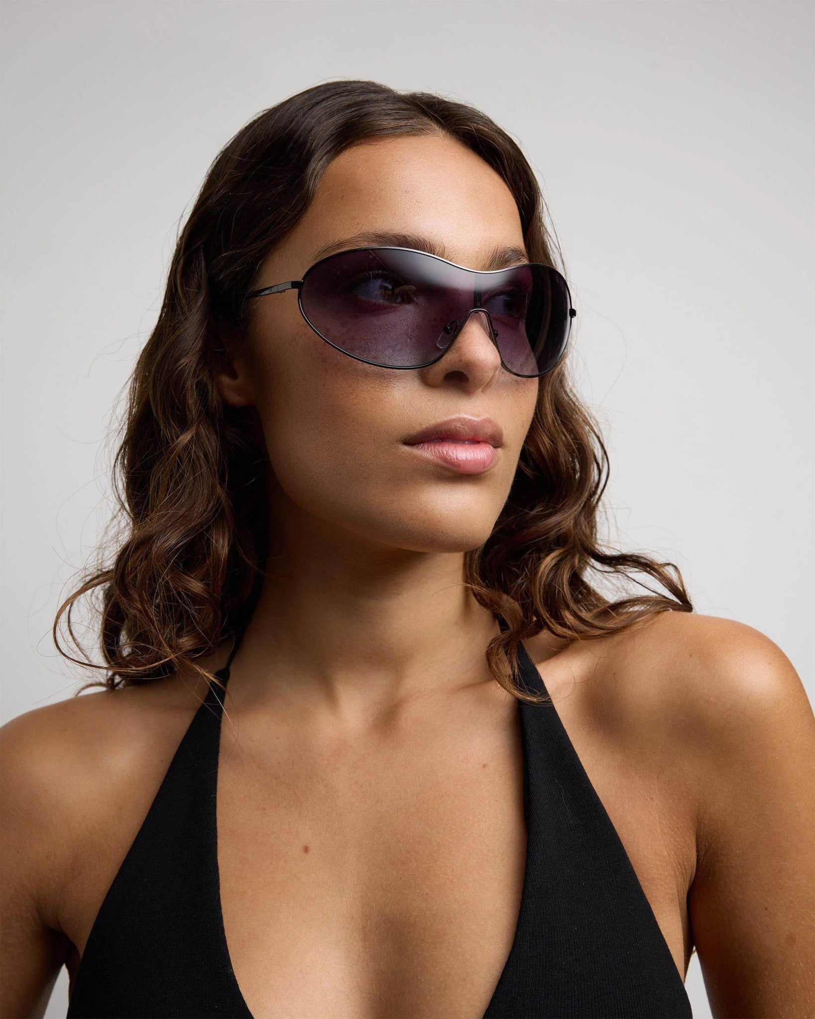 Ruse / Polished Pewter & Turquoise Lens - Shade Files