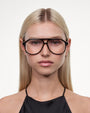 Sally Optical / Tortoise Acetate & Clear Lens - Shade Files