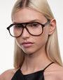 Sally Optical / Tortoise Acetate & Clear Lens - Shade Files