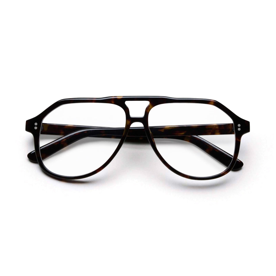 Sally Optical / Tortoise Acetate & Clear Lens