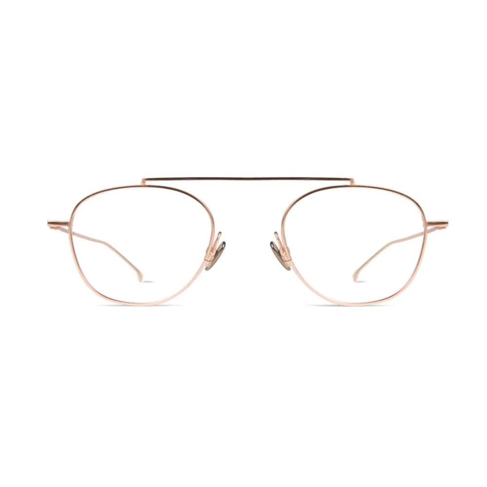 Sheldon Optical / Rose Gold Metal & Blue - Light Lens - Shade Files