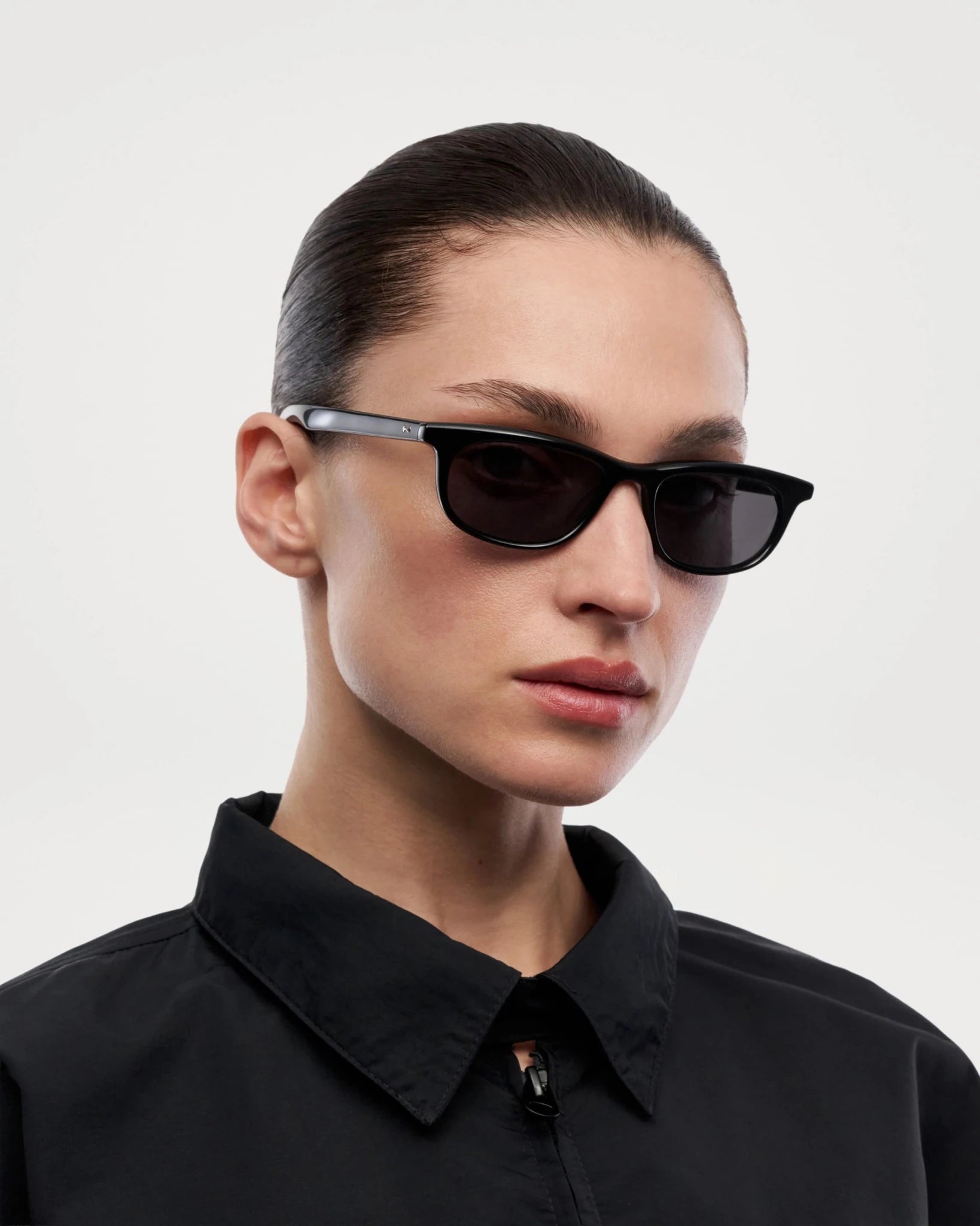 SIMMP サングラス Chimi | Sim Sim | Black & Black Lens Sunglasses | Shade Files