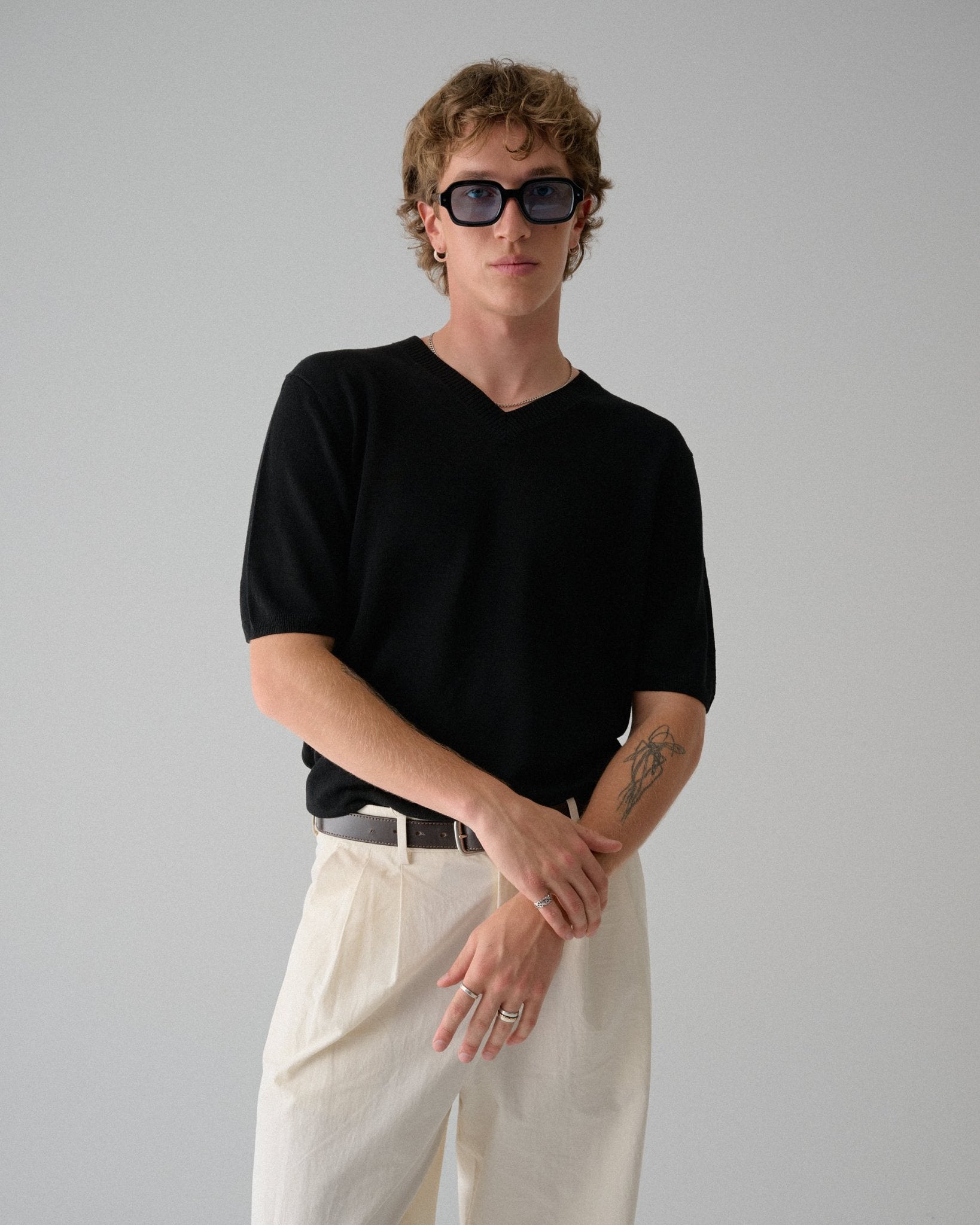Szade | Slade | Elysium Double Black & Aqua Lens Sunglasses
