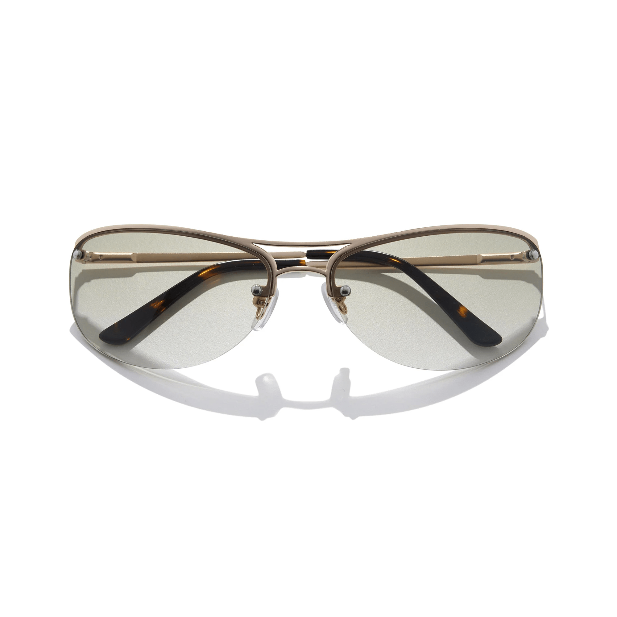 Slim / Matte Champagne & Jade Lens - Shade Files