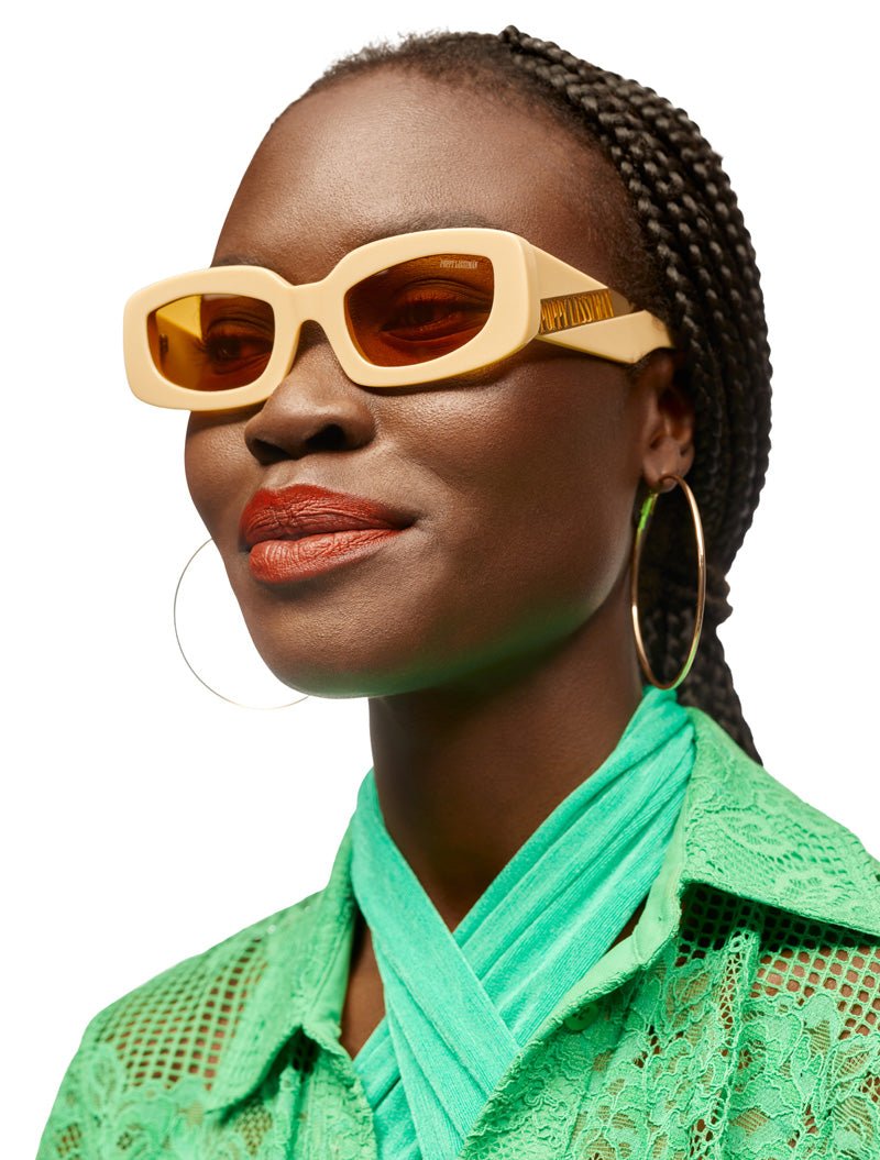 Stevie / Caramel & Dark Honey Yellow Lens - Shade Files