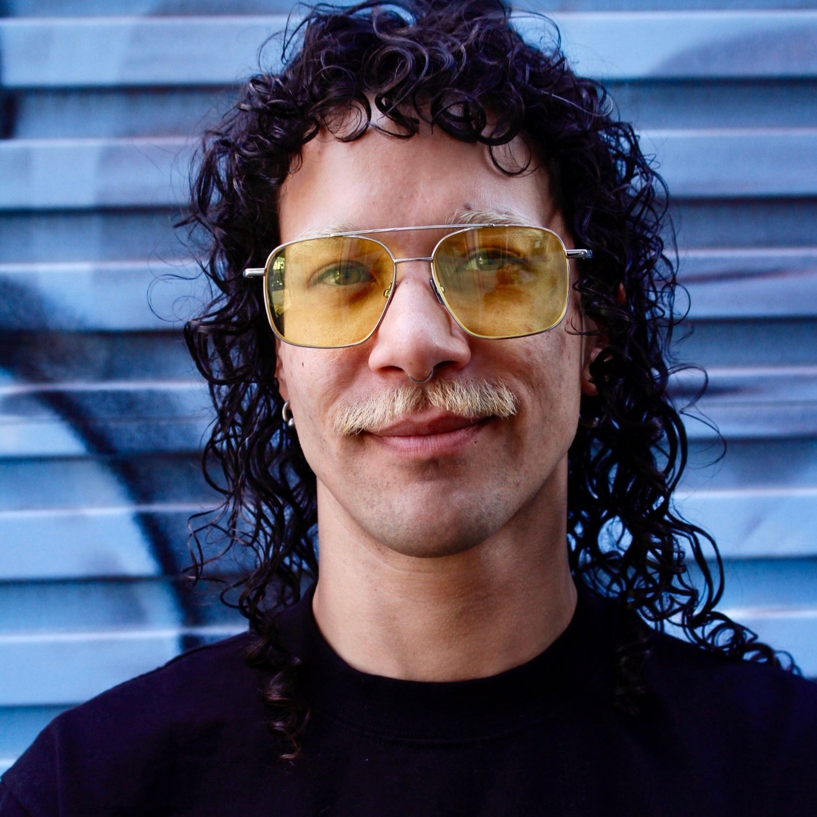 Stevie Optical / Silver Metal & Warm Gold Lens - Shade Files