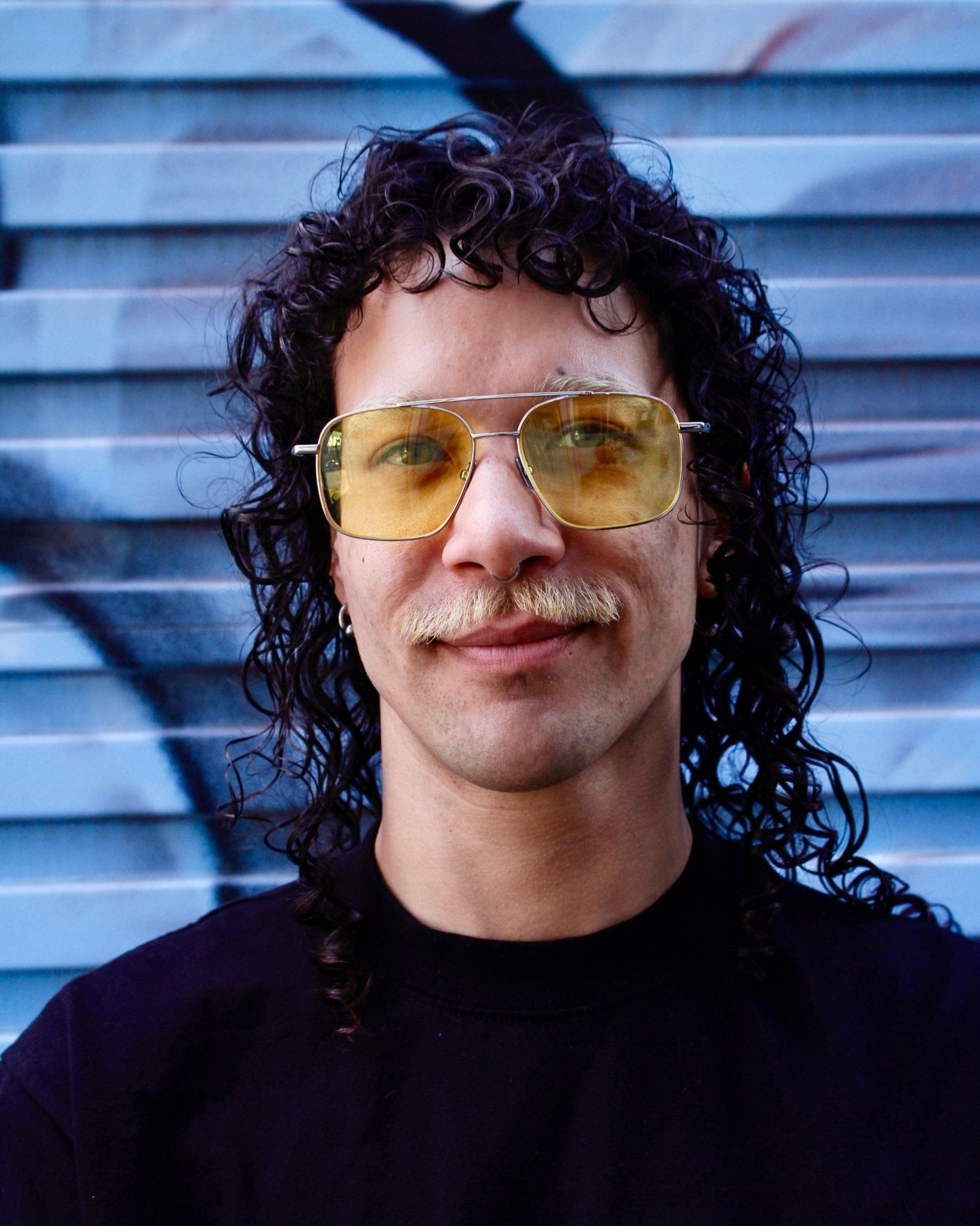 Stevie Optical / Silver Metal & Warm Gold Lens - Shade Files