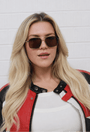 Stevie / Silver Metal & Polarised Brown Lens - Shade Files