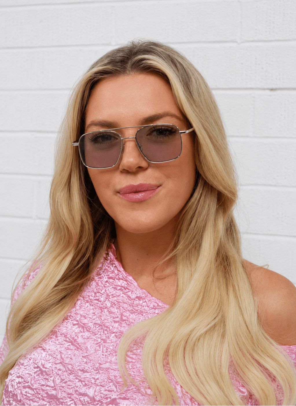 Stevie / Silver Metal & Polarised Ice Blue Lens - Shade Files