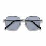 Stevie / Silver Metal & Polarised Ice Blue Lens - Shade Files