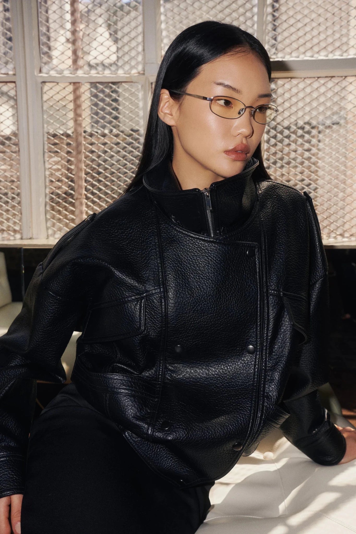 Sumi / Silver Metal & Blue - Light Lens - Shade Files