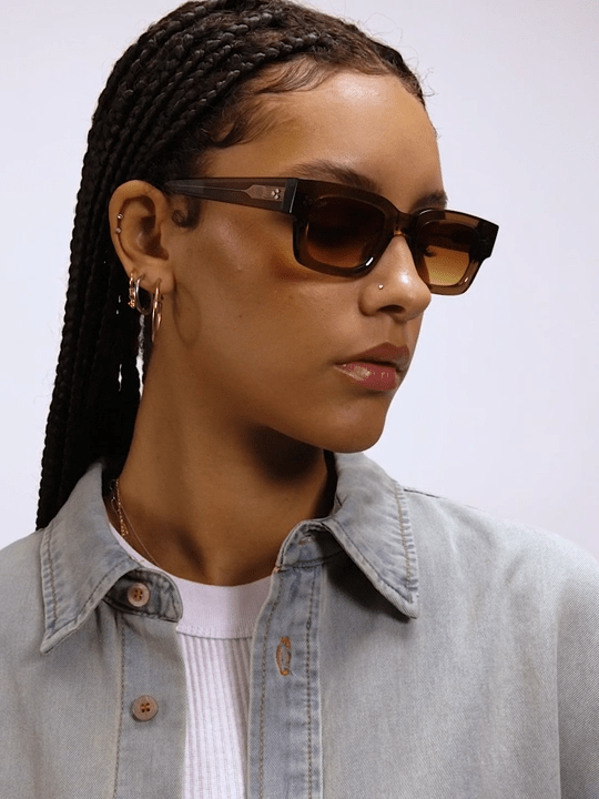 Syndicate / Brown Acetate & Amber Gradient Lens - Shade Files