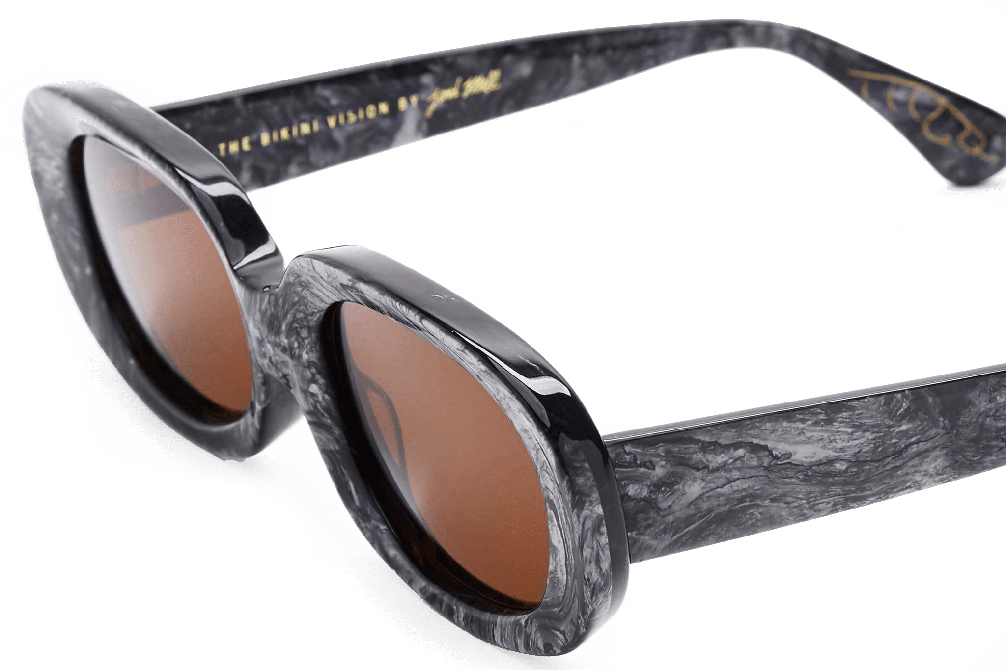 The Bikini Vision / Grey Marble Bio & Amber Lens - Shade Files