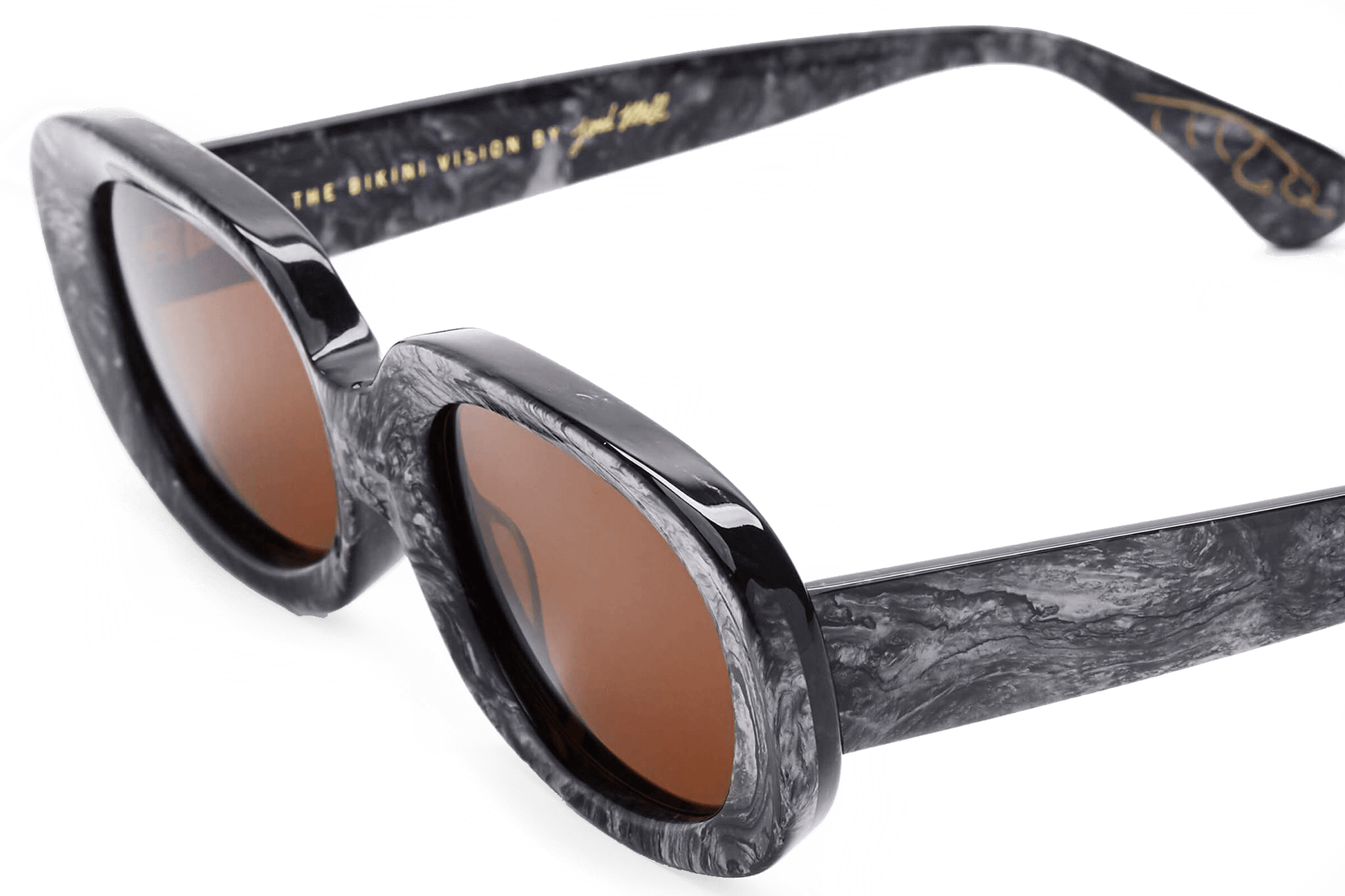 The Bikini Vision / Grey Marble Bio & Amber Lens - Shade Files