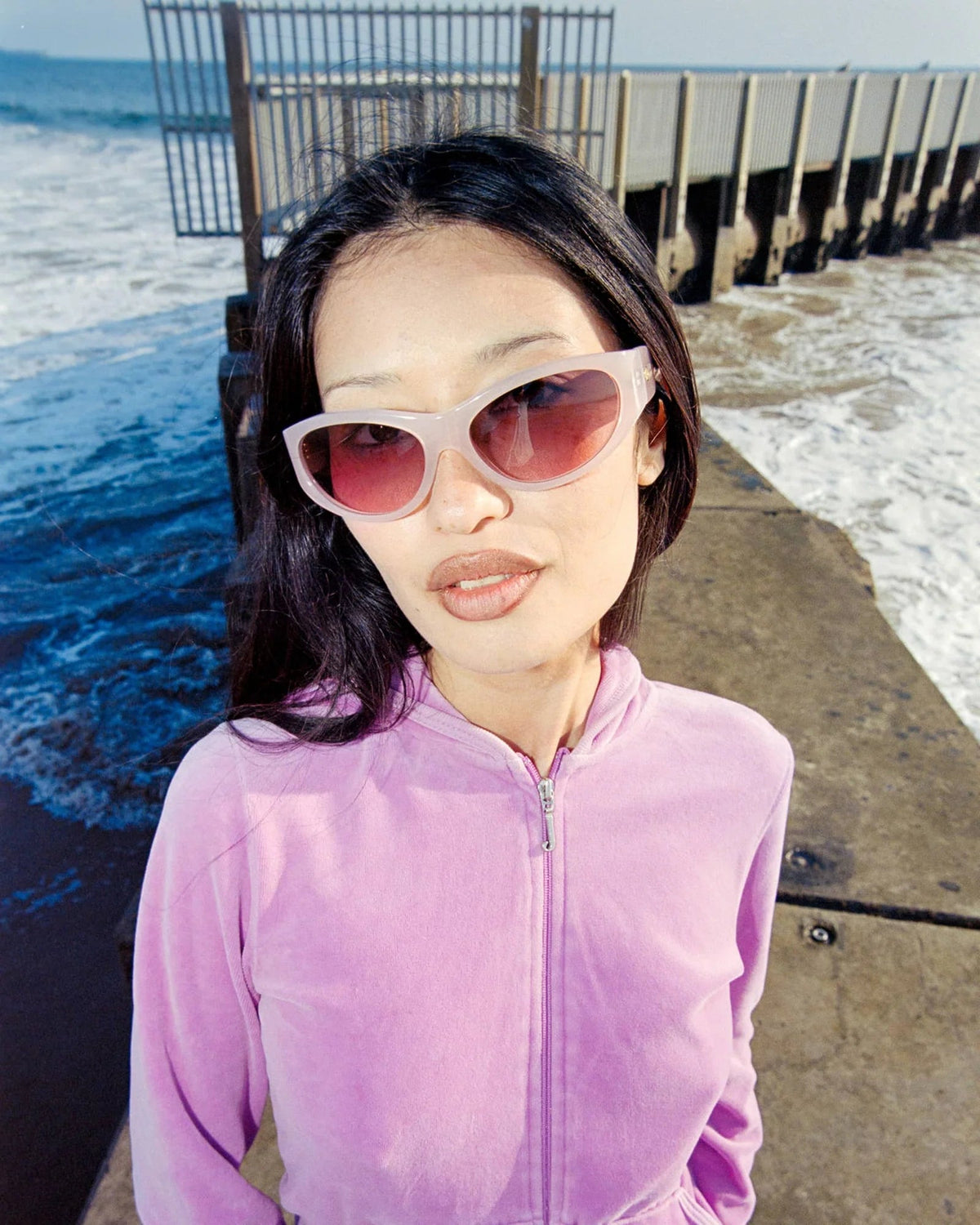 The Funk Daddy / Ballet Pink Bio & Grey-Pink Gradient Lens - Shade Files