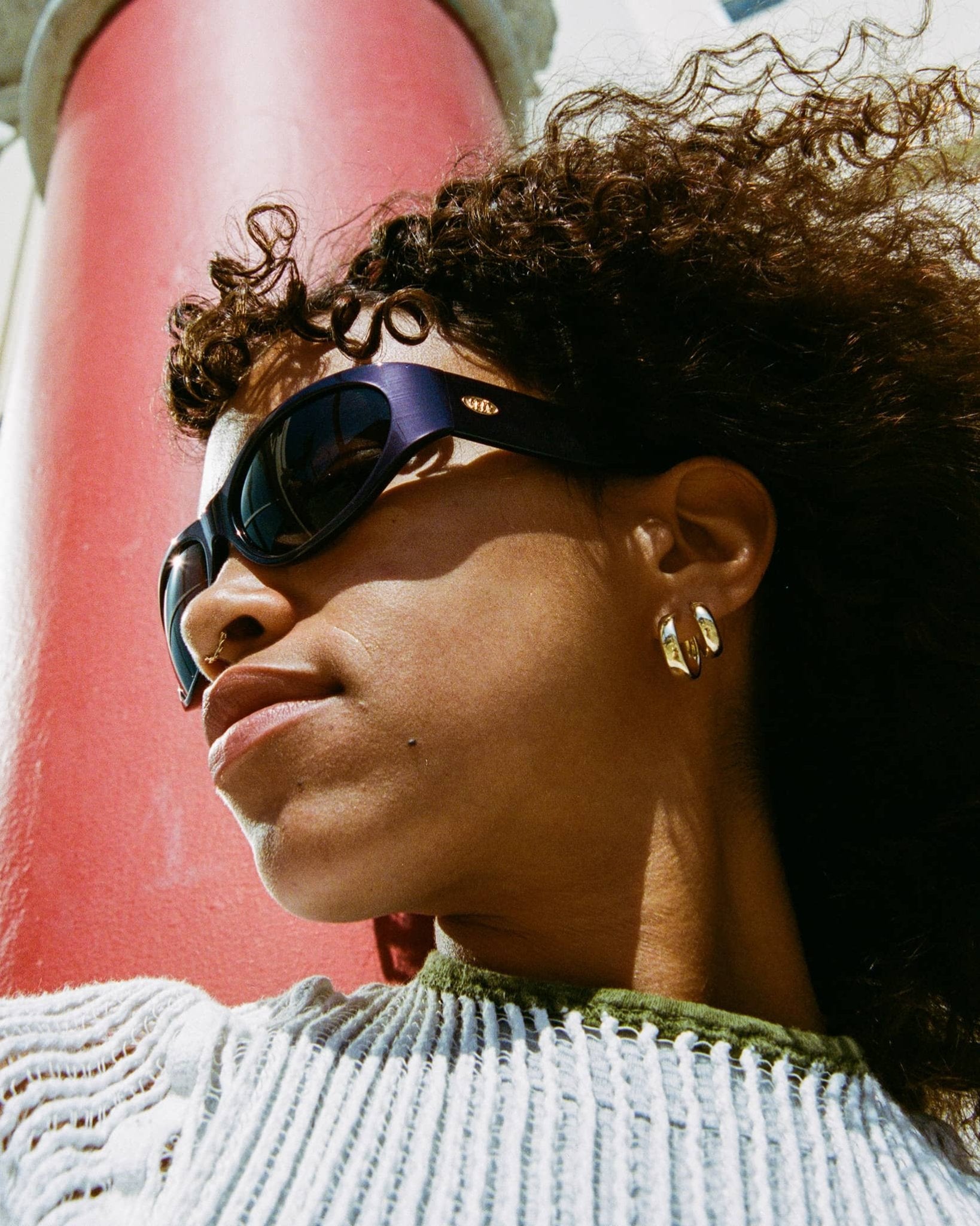 The Funk Daddy / Recycled Metallic Plum & Purple Lens - Shade Files