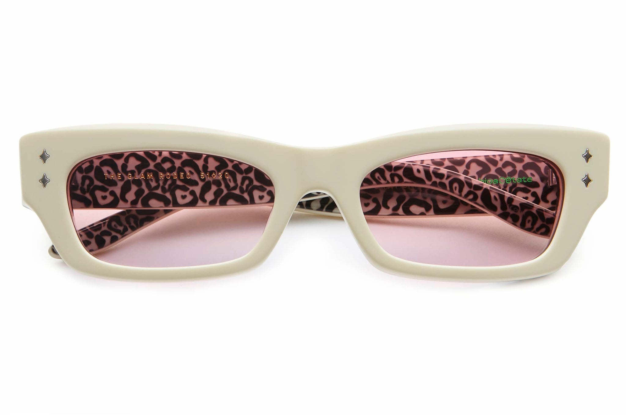 The Glam Rodeo / Cream Leopard Bio & Vintage Pink Lens - Shade Files