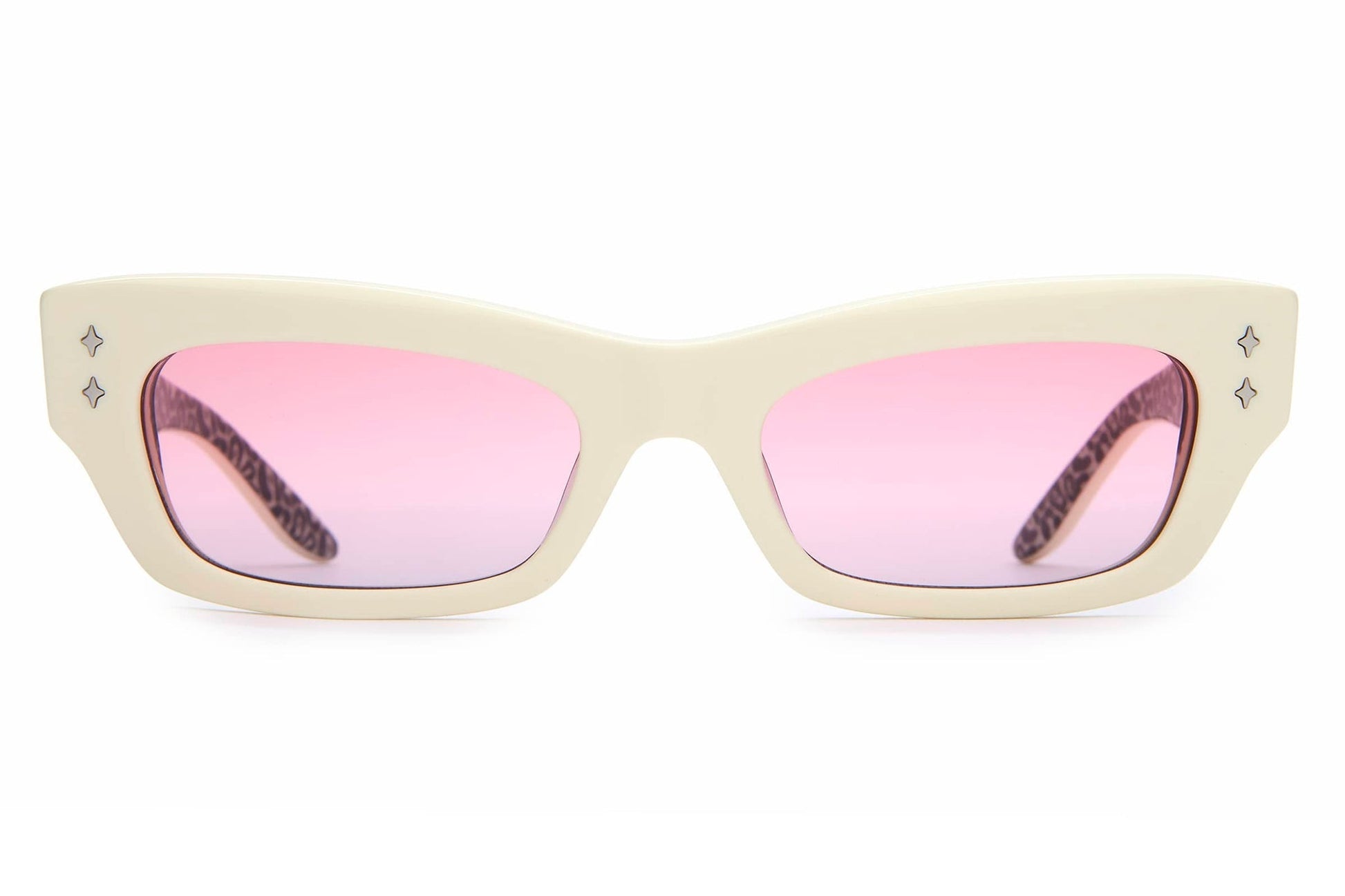 The Glam Rodeo / Cream Leopard Bio & Vintage Pink Lens - Shade Files