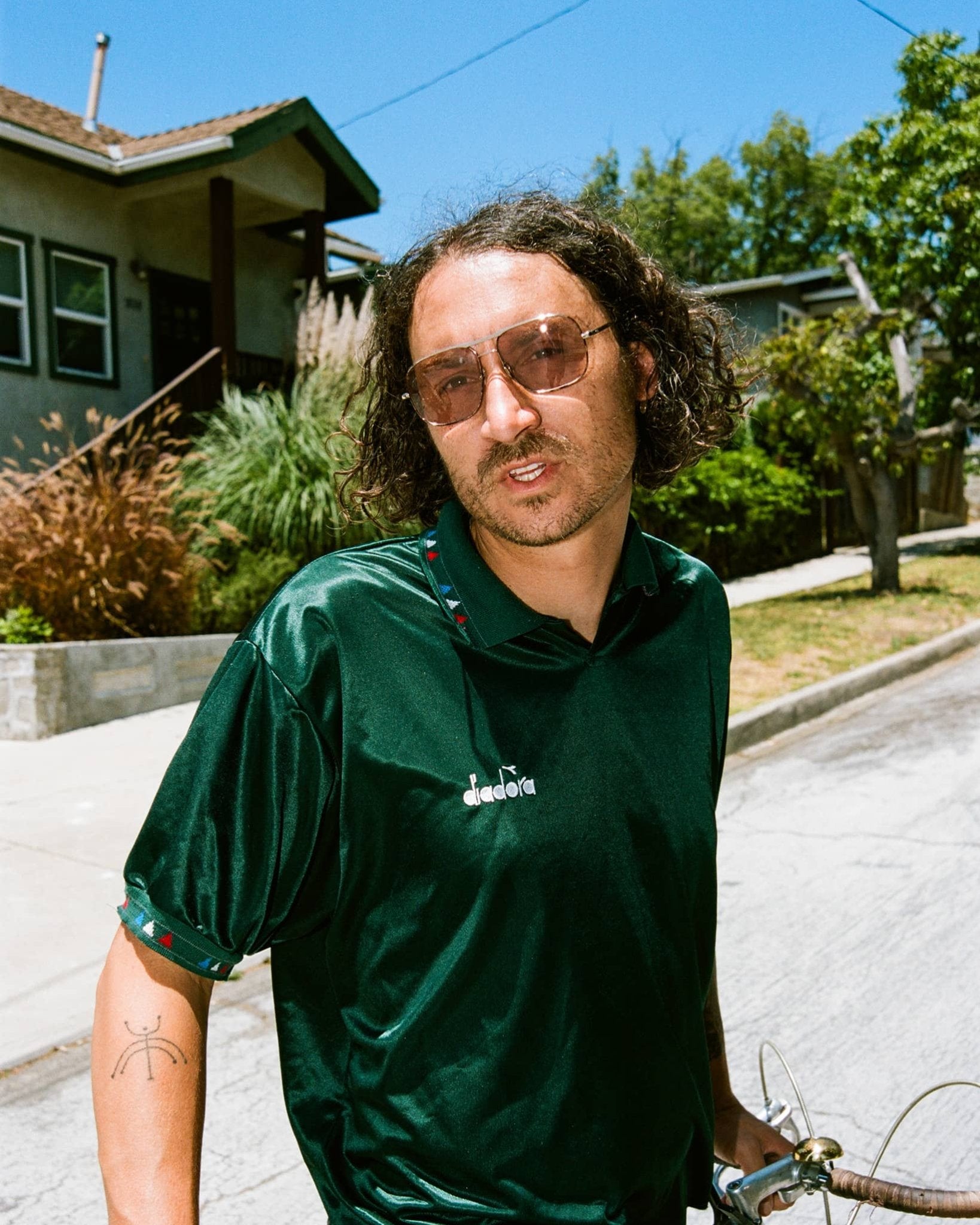 The Glass Bubble / Polished Silver & Espresso Tortoise Bio & Lilac Wash Lens - Shade Files