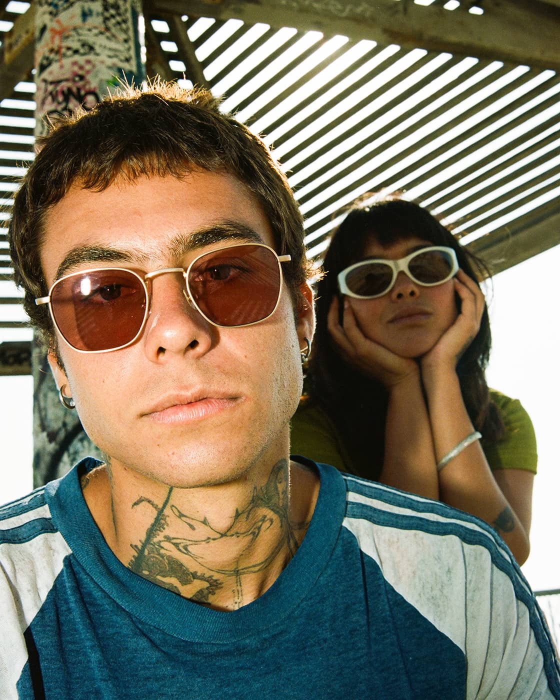 The Groove Pilot / Brushed Gold & Desert Tortoise Bio & Polarised Date Lens - Shade Files