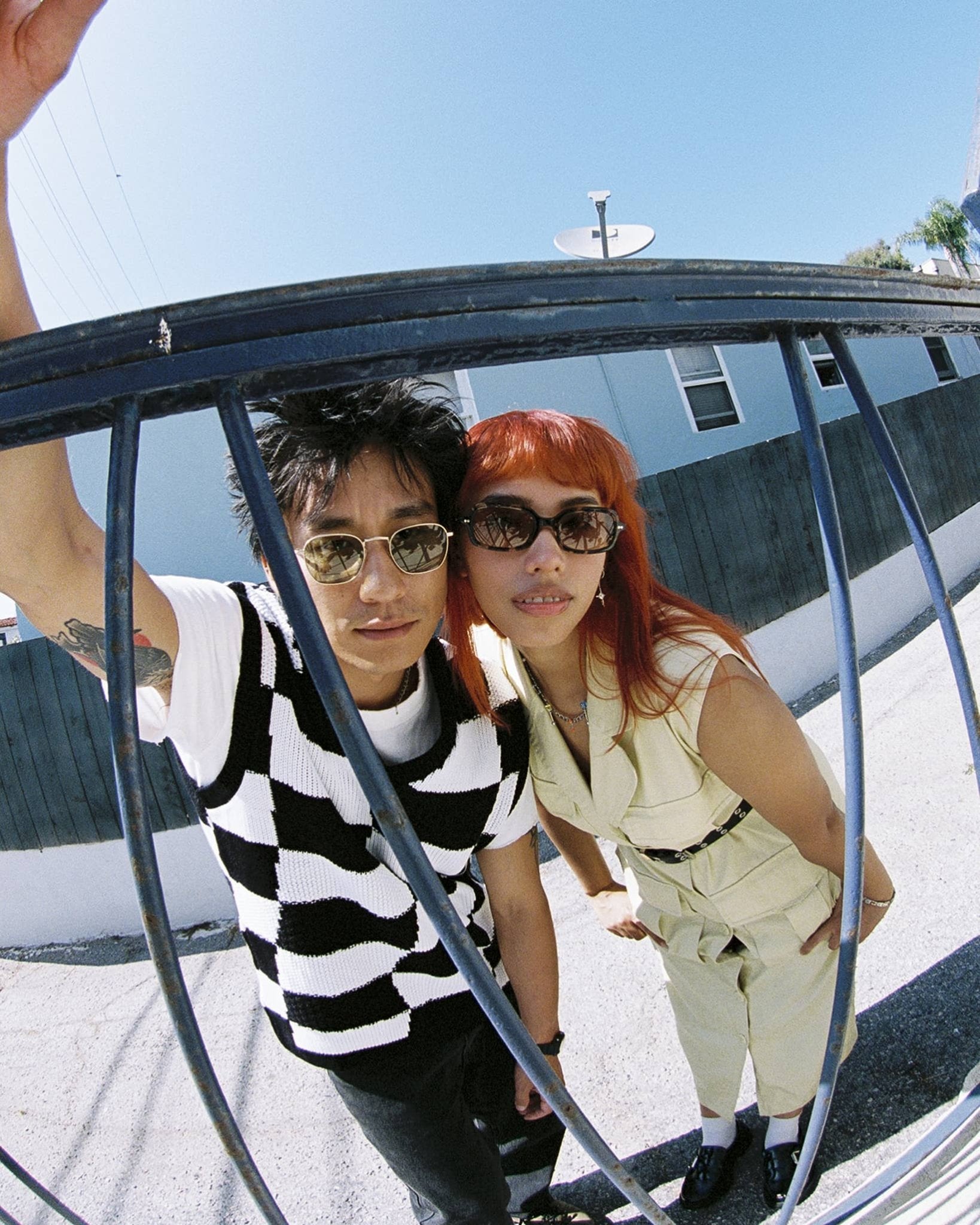 The Groove Pilot / Matte White Gold & Black Tortoise Bio & Moss Lens - Shade Files