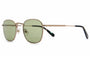 The Groove Pilot / Matte White Gold & Black Tortoise Bio & Moss Lens - Shade Files