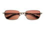 The Infinite Bloom / Matte Silver Desert Tortoise Bio & Rosewood Gradient Lens - Shade Files